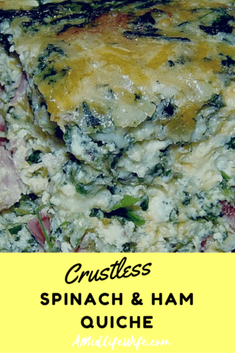 Crustless Spinach and Ham Quiche Recipe: Perfect for Low Carb Diets - A ...