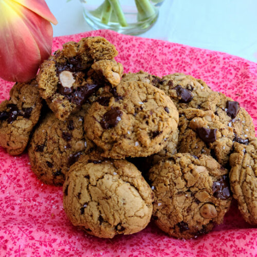 plate of Brown Butter Caramel Cookies
